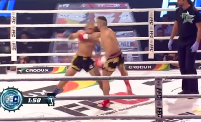 KO of the day: First FFC champion lands epic high kick and KO’s his opponent! (VIDEO)