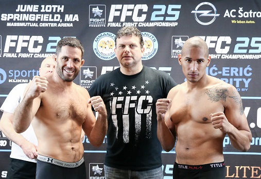 FFC 25 Springfield weigh-in took place this Thursday at MassMutual Center