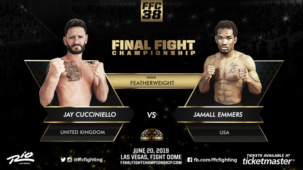 FFC 38: Cucciniello and Emmers Set For Featherweight Showdown on June 20th!