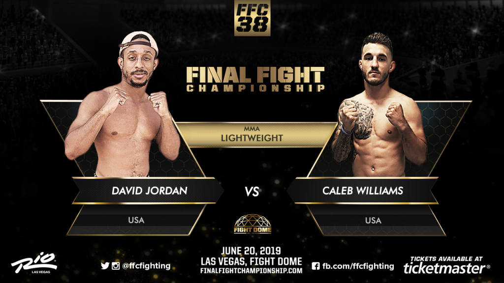 FFC 38: Vegas’ own David Jordan faces Caleb Williams!
