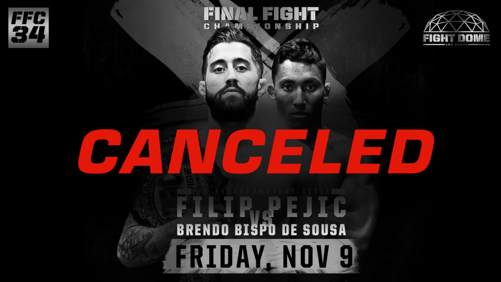 FFC 34 on Nov. 9 Has Been Canceled