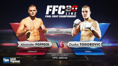 Duško Todorović ahead of his FFC debut: ‘In MMA you have to adapt and be flexible with your game plan’