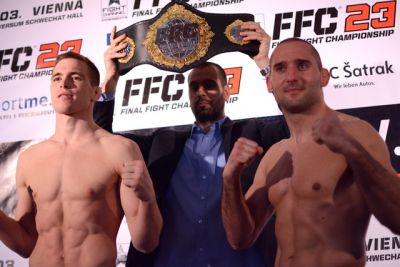 FFC 23 weigh-ins: “Braveheart” Gluhak takes it all off to meet the scales!