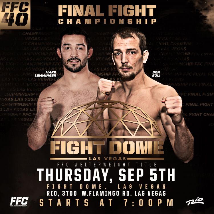FFC 40: TWO TITLE FIGHTS TOP STACKED CARD AT THE FIGHT DOME!