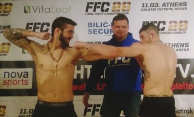 FFC 28 Athens: Tense Atmosphere at the Weigh-In and Face Off